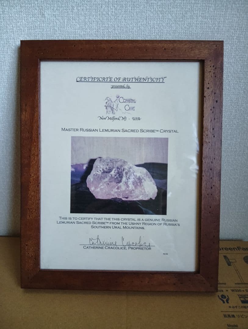 《バレンタインお値下げ》超貴重ロシアンレムリアン証明書付