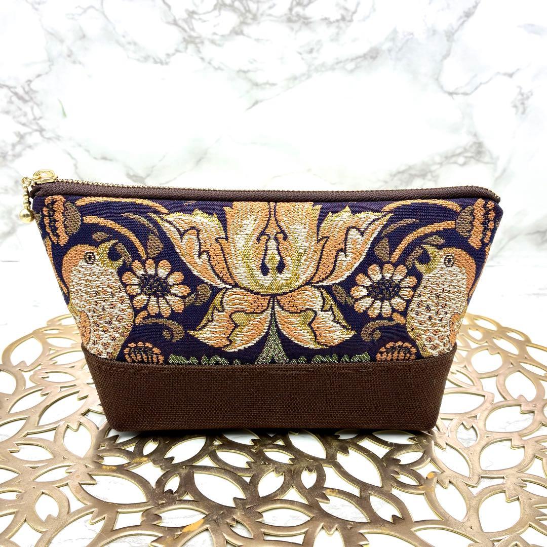 一時閉店セール【ウィリアムモリスいちご泥棒】トートバッグ ポーチセット