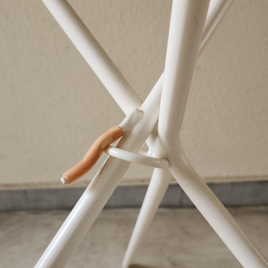 ヴィンテージ 丸型アイアンテーブル ラウンドテーブル 折りたたみテーブル