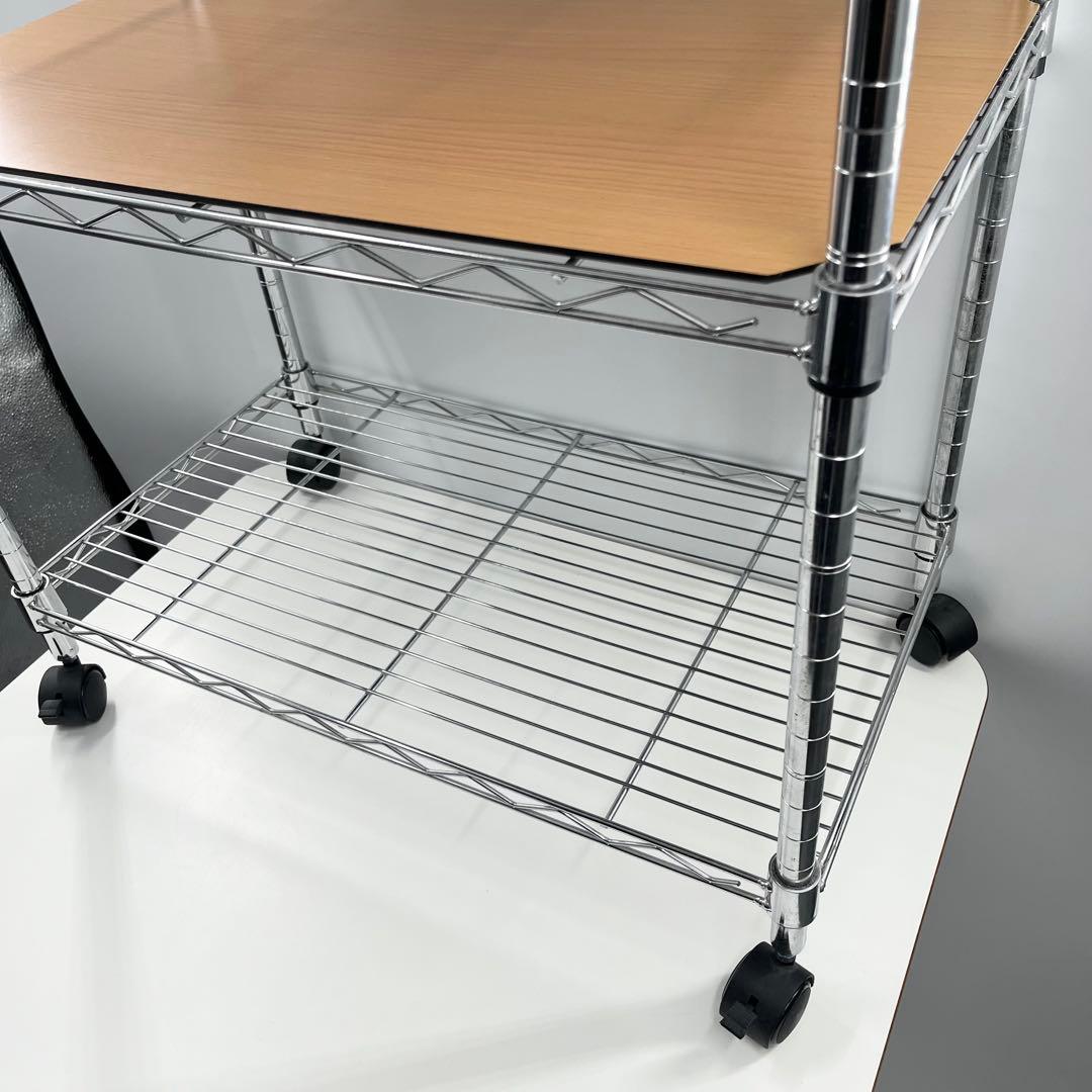 美品 Luminous ルミナス スチールラック メタルラック 4段 天板2枚付