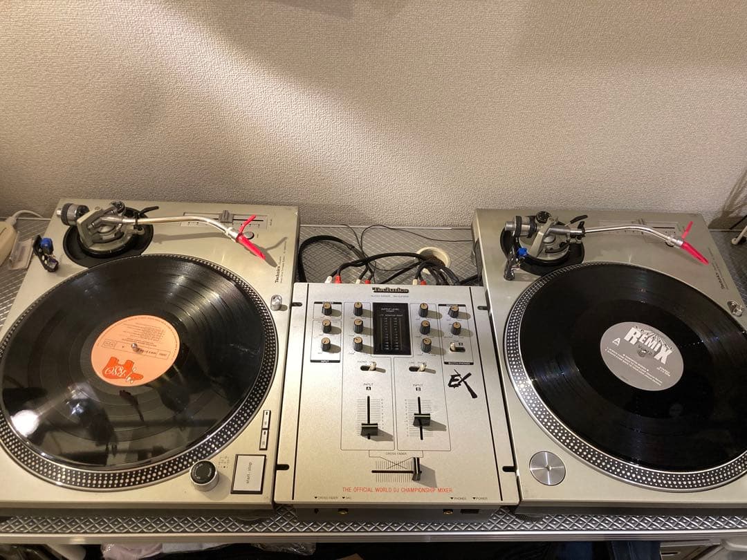 ターンテーブル 2台セット DJミキサー付き