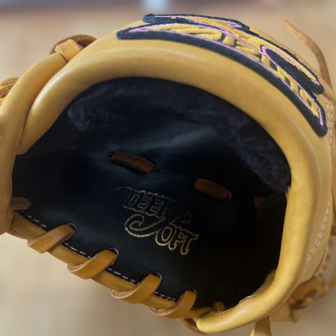 Mizuno Super Soft 野球グローブ イエロー