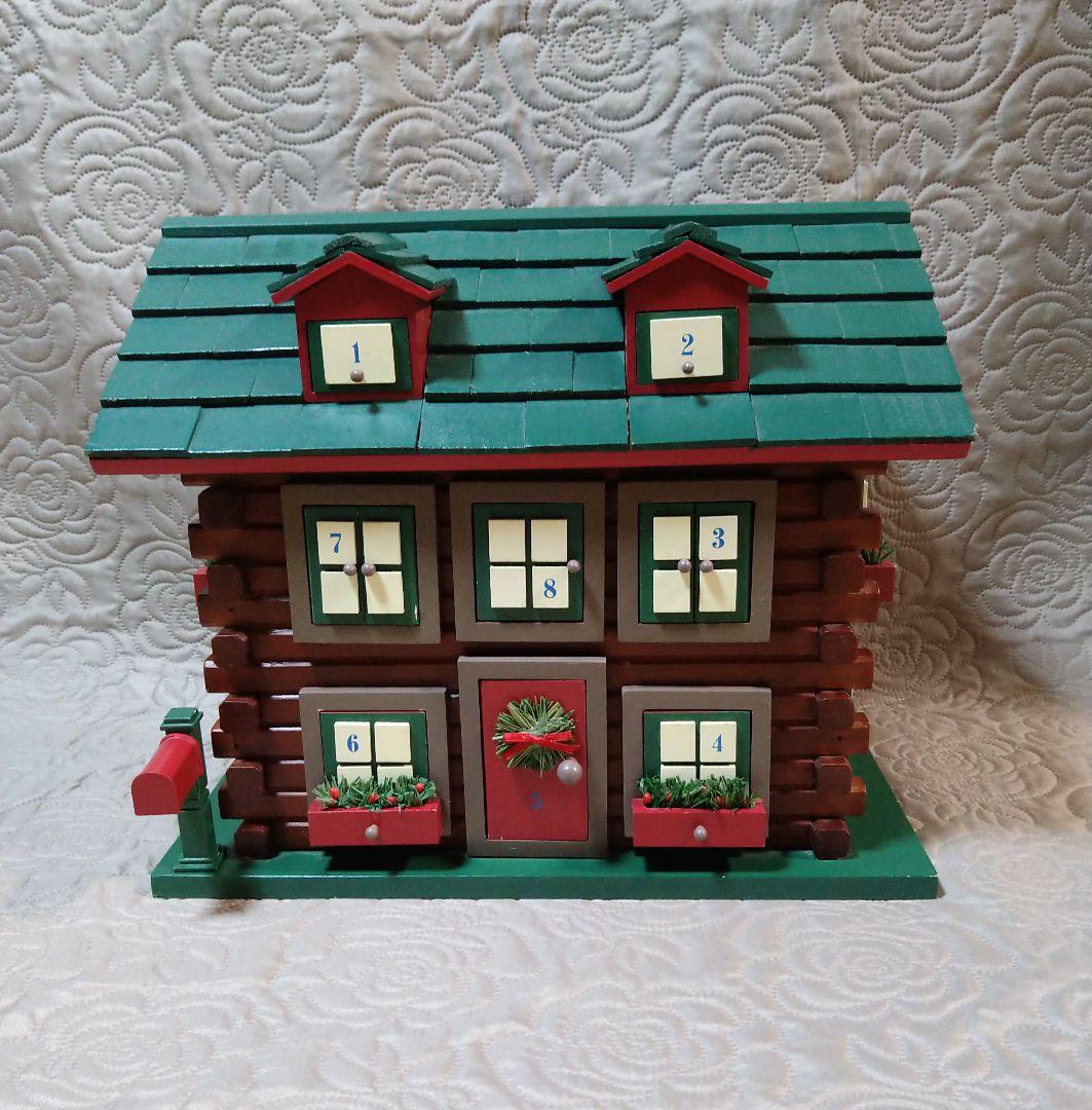 木製ハウス型小物入れ　置物