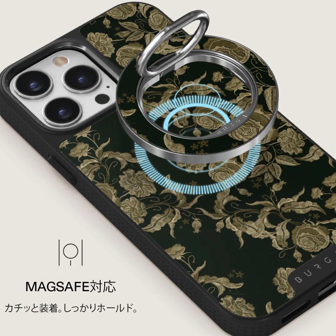BURGA フラワーパターン iPhone 17 Pro ケース