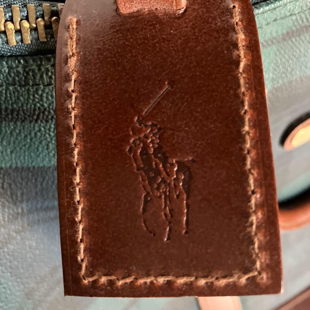 Polo Ralph Lauren チェック柄ボストンバッグ