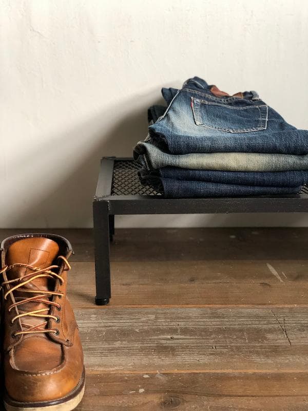 貴重　期間限定IS-01　花台　アイアン　シューズラック　ボタニカルラック　踏台