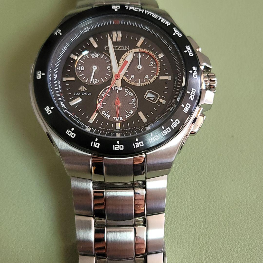 シチズン プロマスター エコドライブ E820-S063868 クロノグラフ