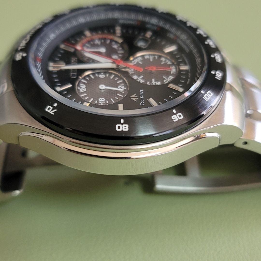 シチズン プロマスター エコドライブ E820-S063868 クロノグラフ