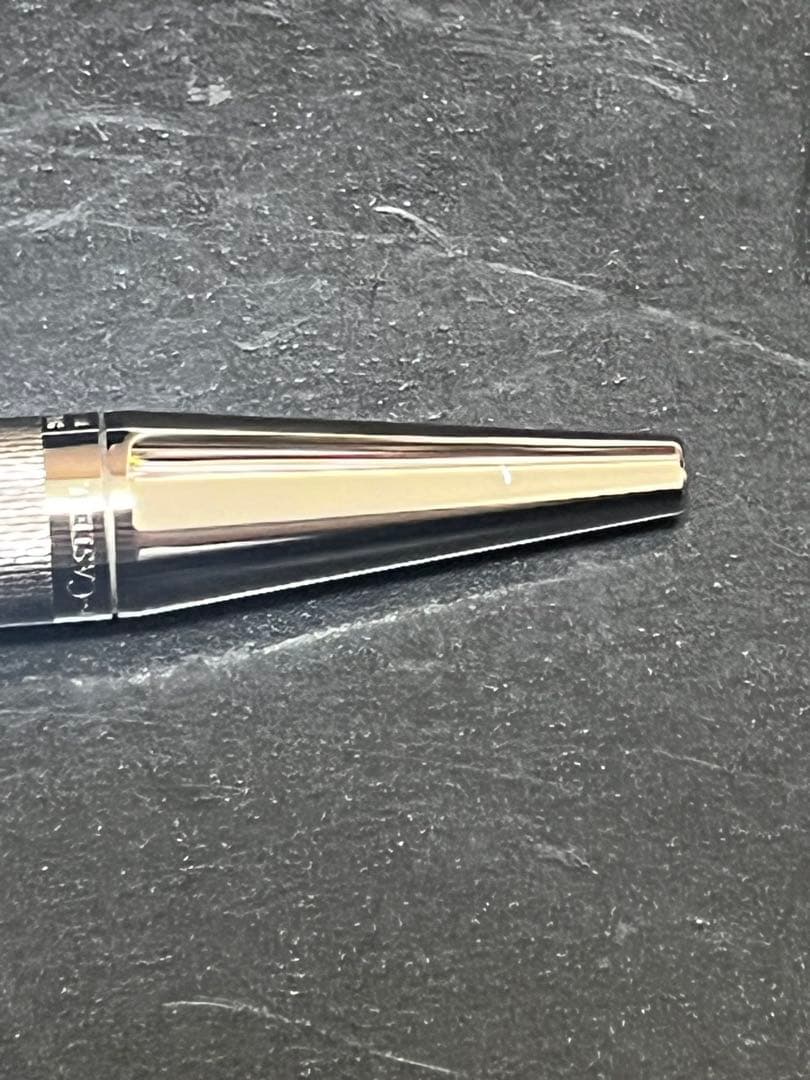 【美品】グラフフォンファーバーカステル ロジウム　ギロシェ　ボールペン