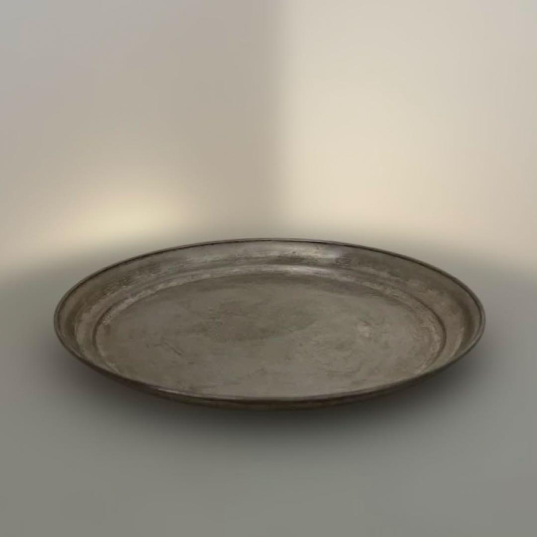 scope スコープ　東屋　小盆 真鍮銀めっき　トレー