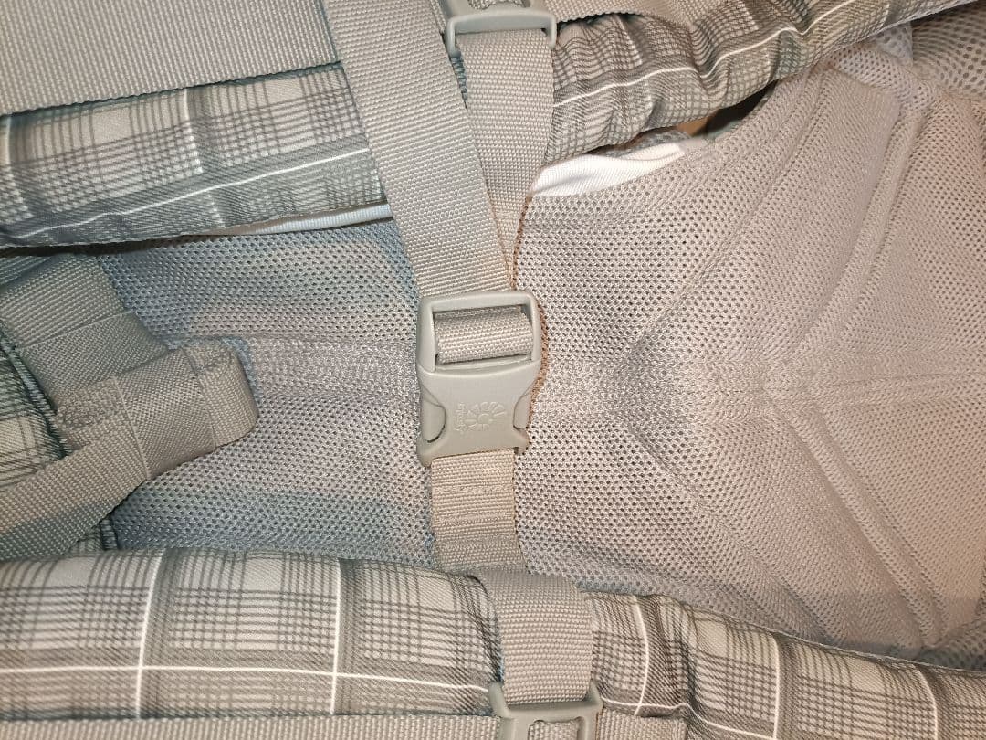 ergobaby 抱っこ紐 グレー・チェック柄 エルゴ　オムニ360 美品