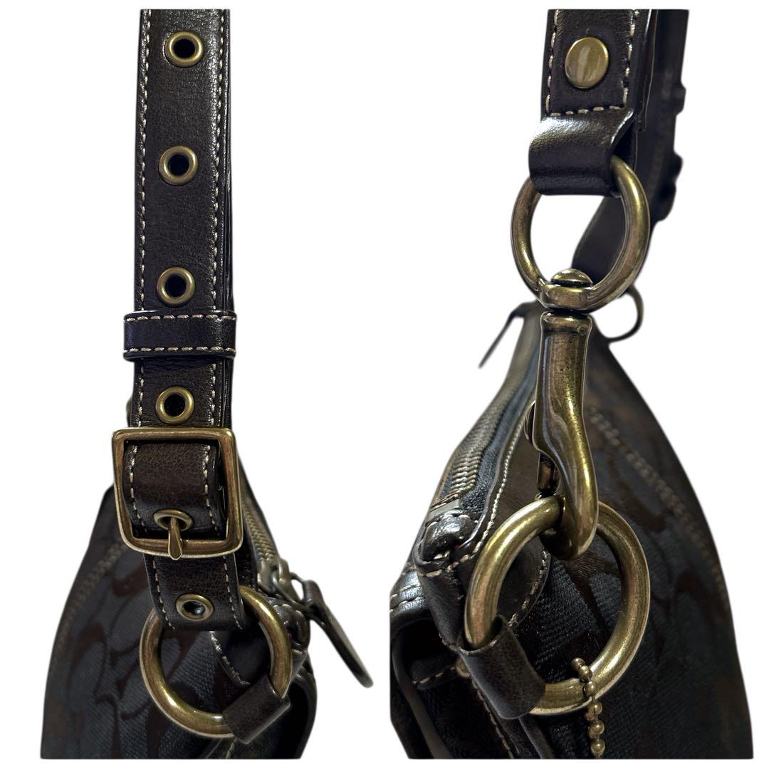 COACH レガシー ターンロック シグネチャー ショルダー ウエストバッグ
