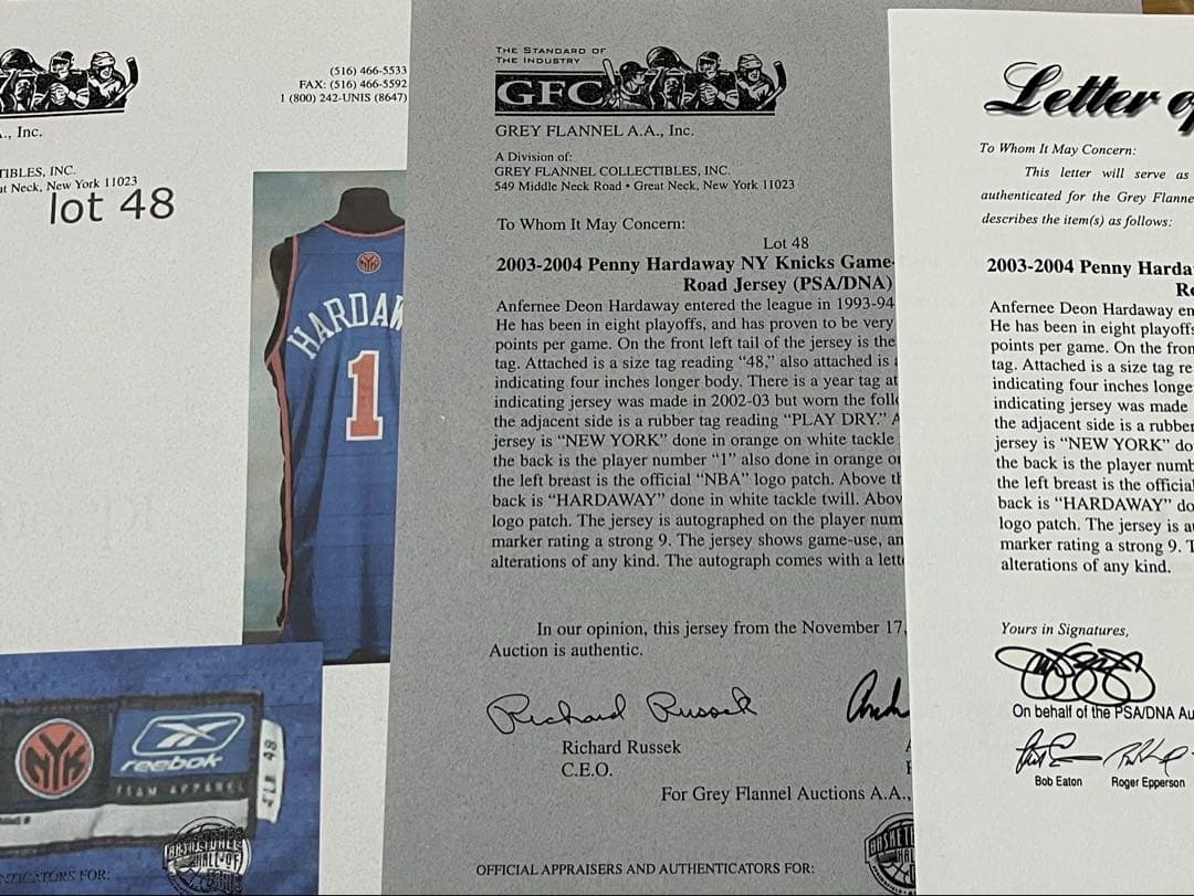 Penny Hardaway ニックス 実使用 ジャージ ペニー　ハーダウェイ