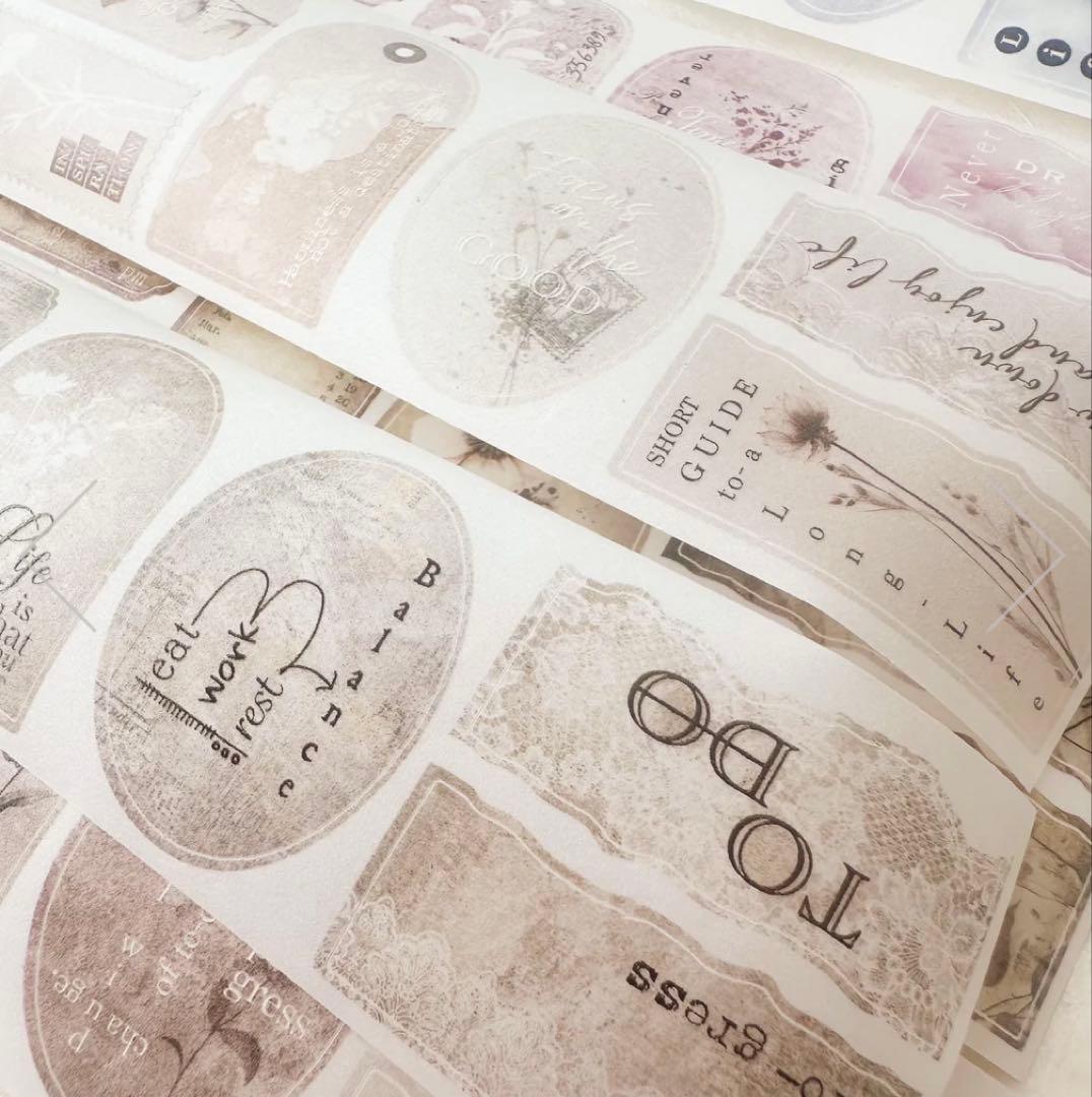 ⭐️SALE⭐️Journal pages 海外マスキングテープ　マステ【1553】