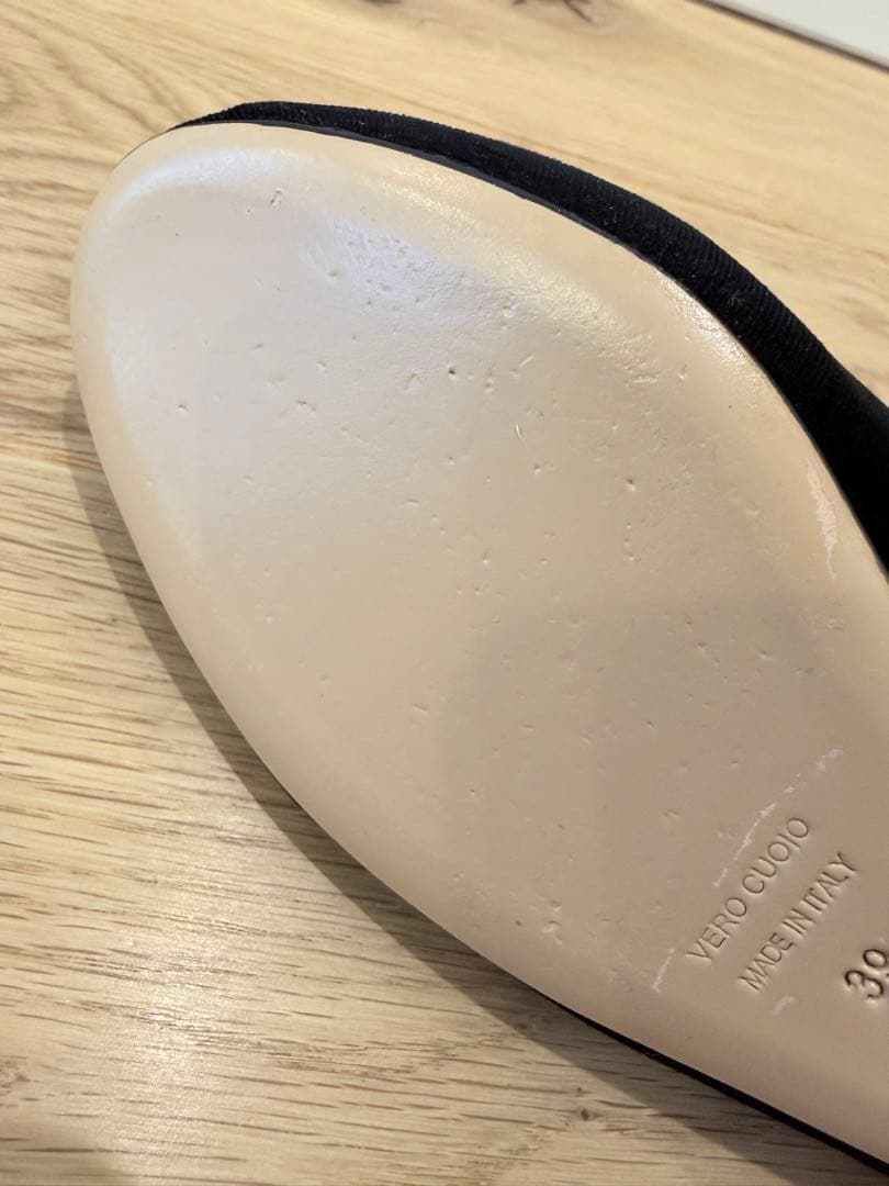 シャルロットオリンピア　フラットシューズ 黒　24.5cm（39） kitty