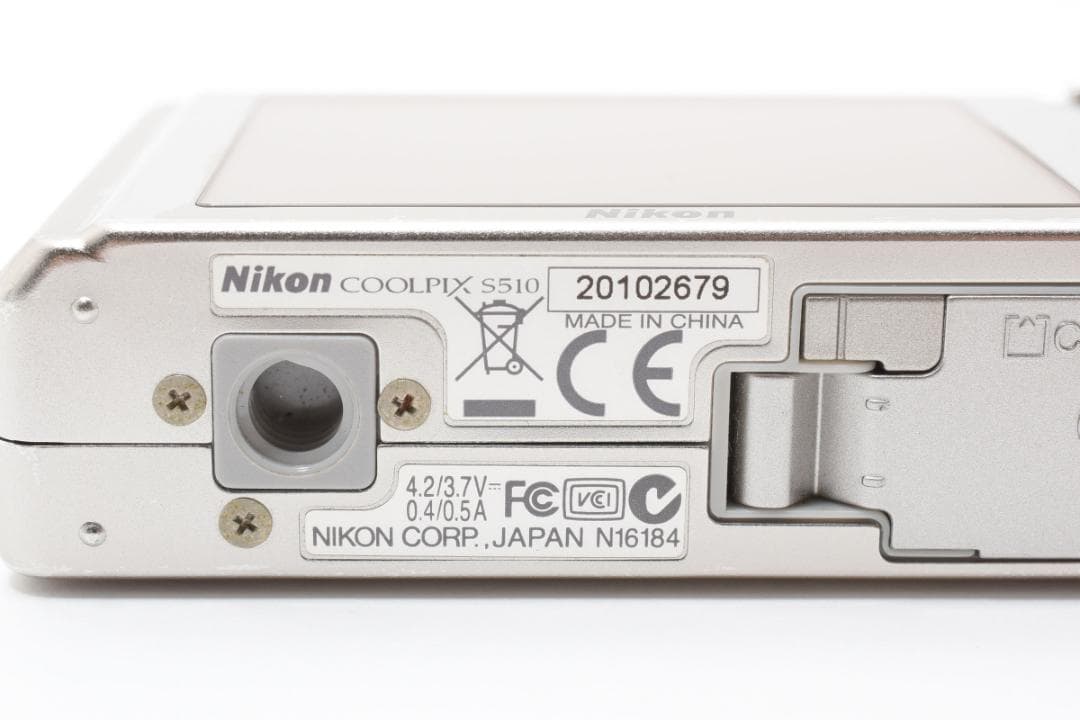 ニコン　Nikon COOLPIX S510 　コンパクトデジタルカメラ