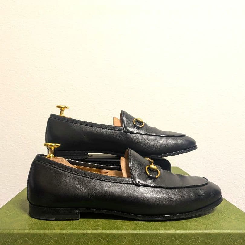 美品　GUCCI　ホースビットローファー　ヨルダーン　黒　37