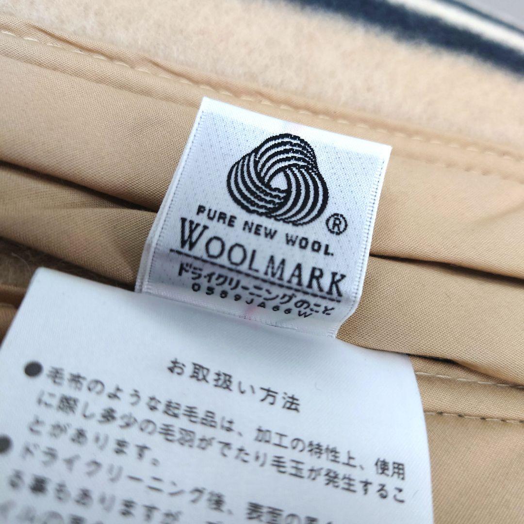 M0109B1 未使用★BURBERRY ウール毛布 140×220