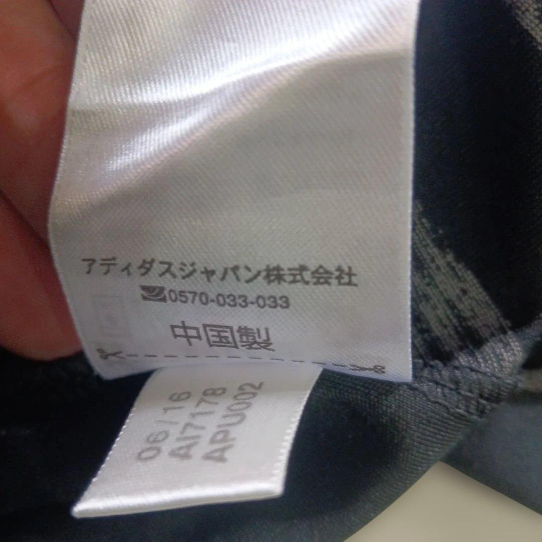 CHELSEA adidas シャツ ブラック/ライムＬサイズ