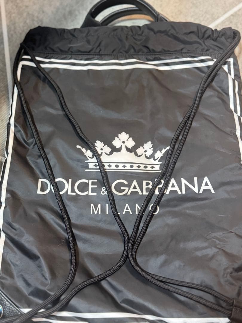 DOLCE & GABBANA ブラックバックパック