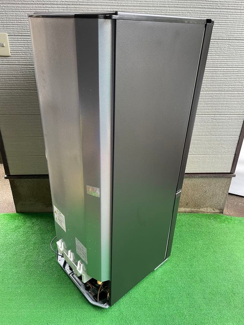 753美品✨ アクア おしゃれ木目調ウッドブラック大きめ2ドア冷蔵庫 201L