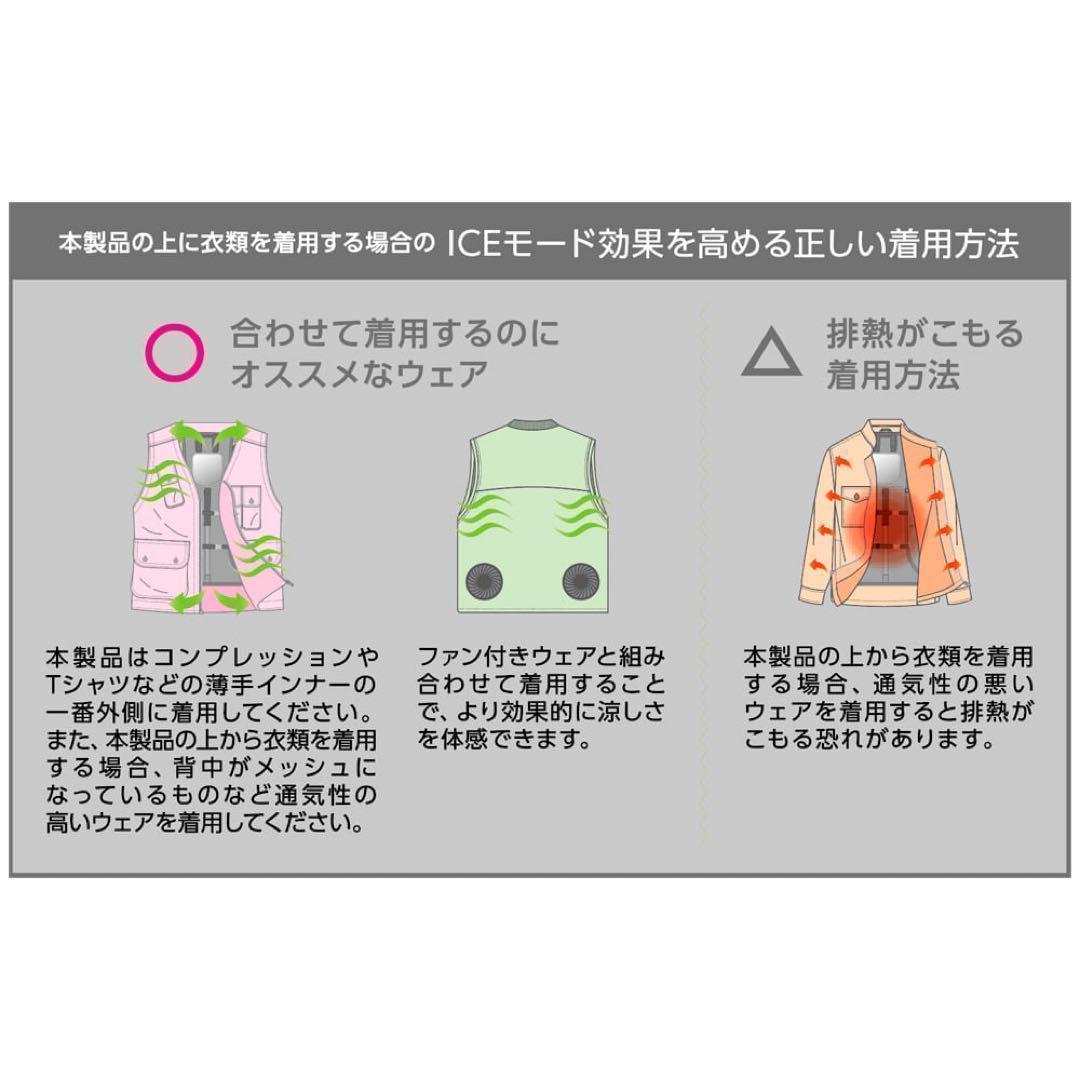 ワークマン　ウィンドコアアイス×ヒーターペルチェベストPRO2　783
