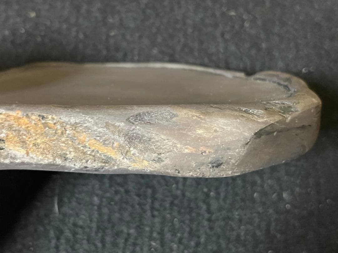 処分価格　旧坑老坑端渓水巌硯　子母青花・深い青・文房四宝