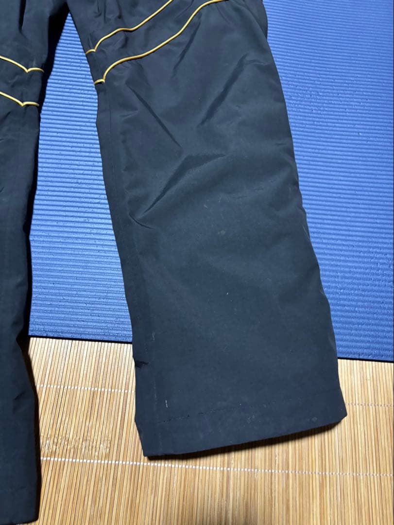 がまかつ ゴアテックス レインスーツ GM-3603 ブラック×ゴールドLサイズ