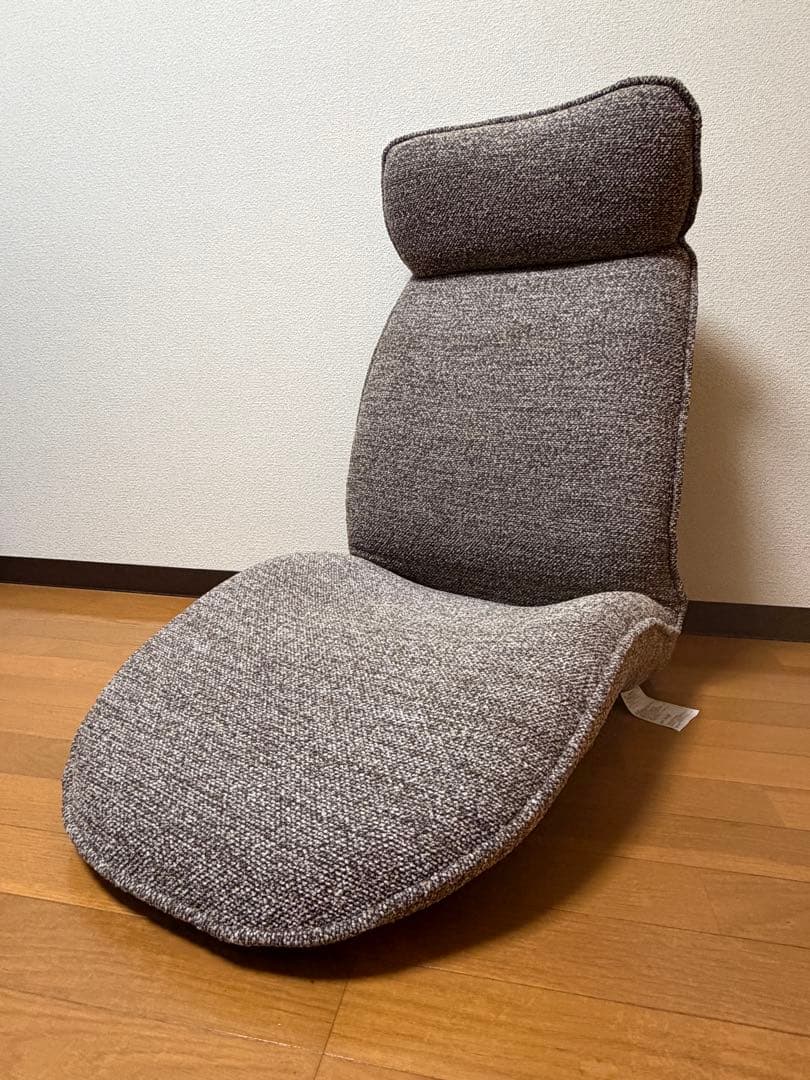 座椅子 多関節リクライニング ブラウン