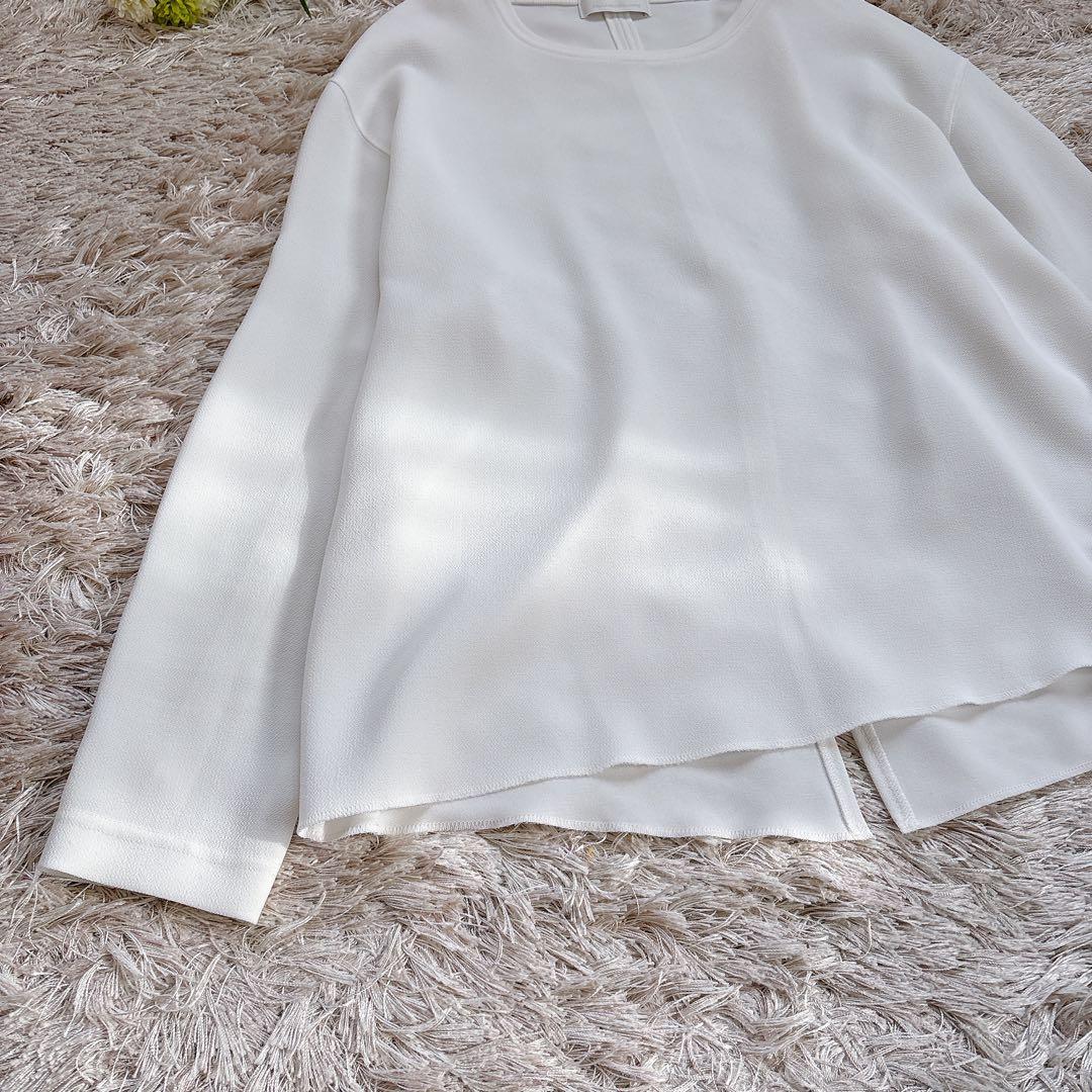 極美品✨ガリャルダガランテ 1,7万円 バックスリットブラウスT ホワイト