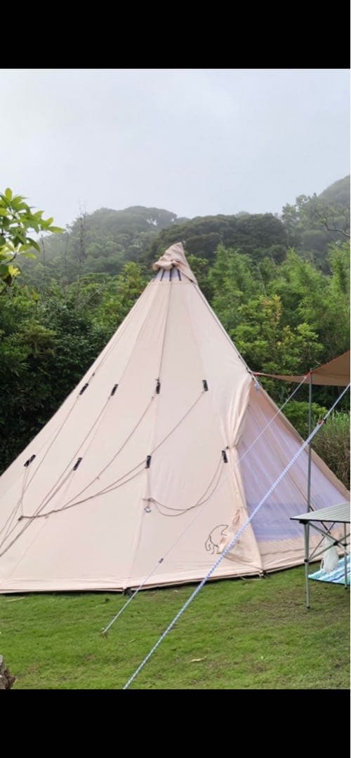 Nordisk 19.6 ジップインフロア付き　ティーピー型テント ベージュ