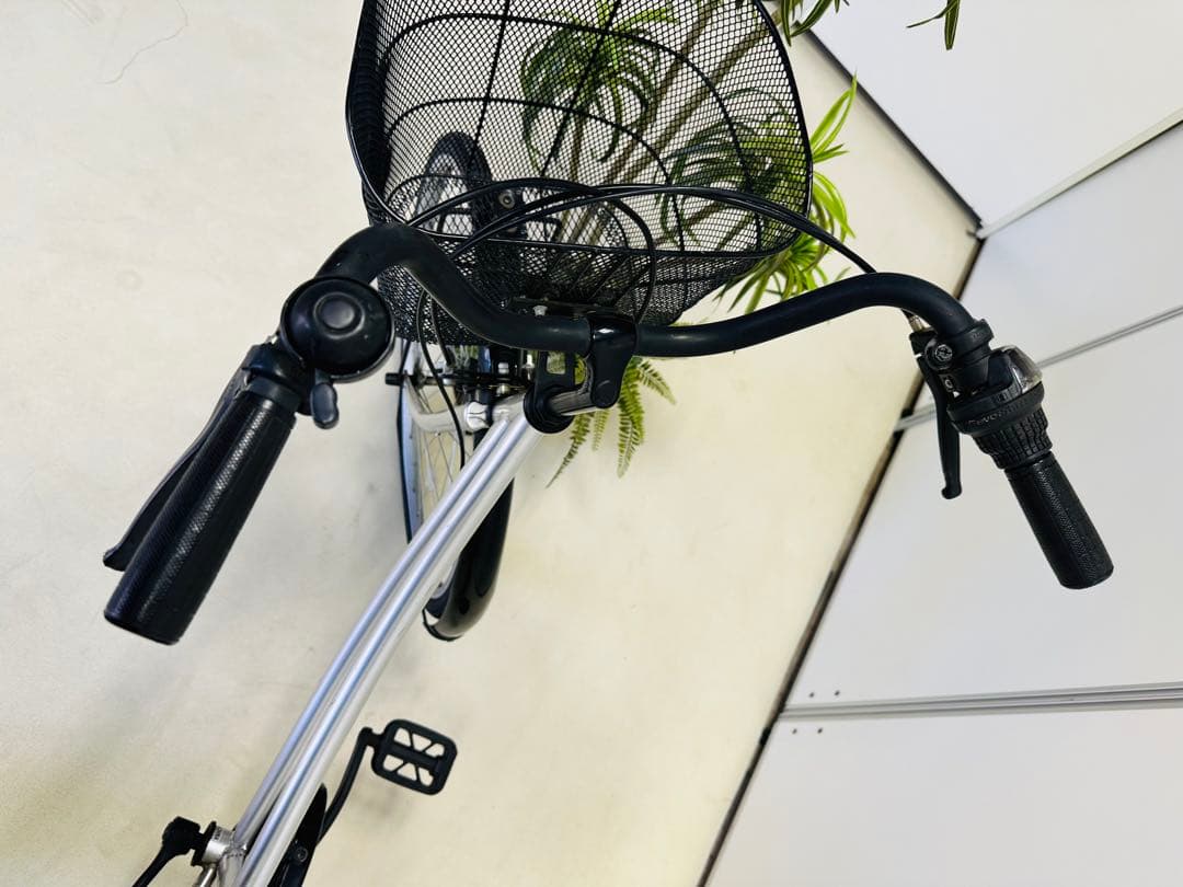 自転車 26インチ シティタイプ 前カゴ付き