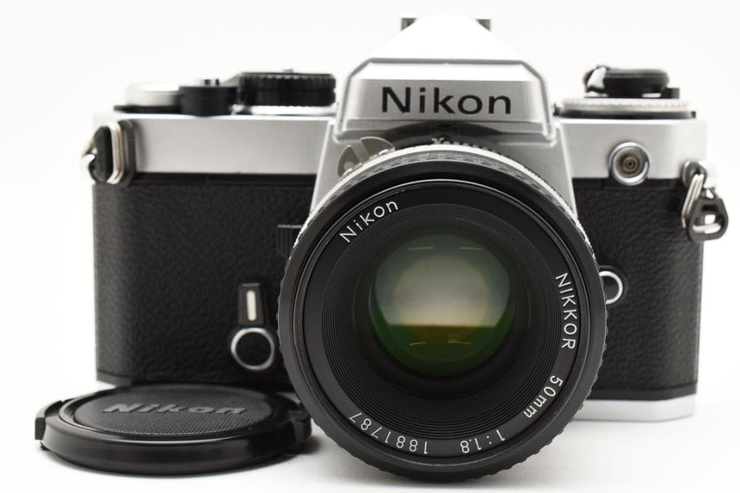 【完動品】Nikon FE Silver + Ai 50mm F/1.8
