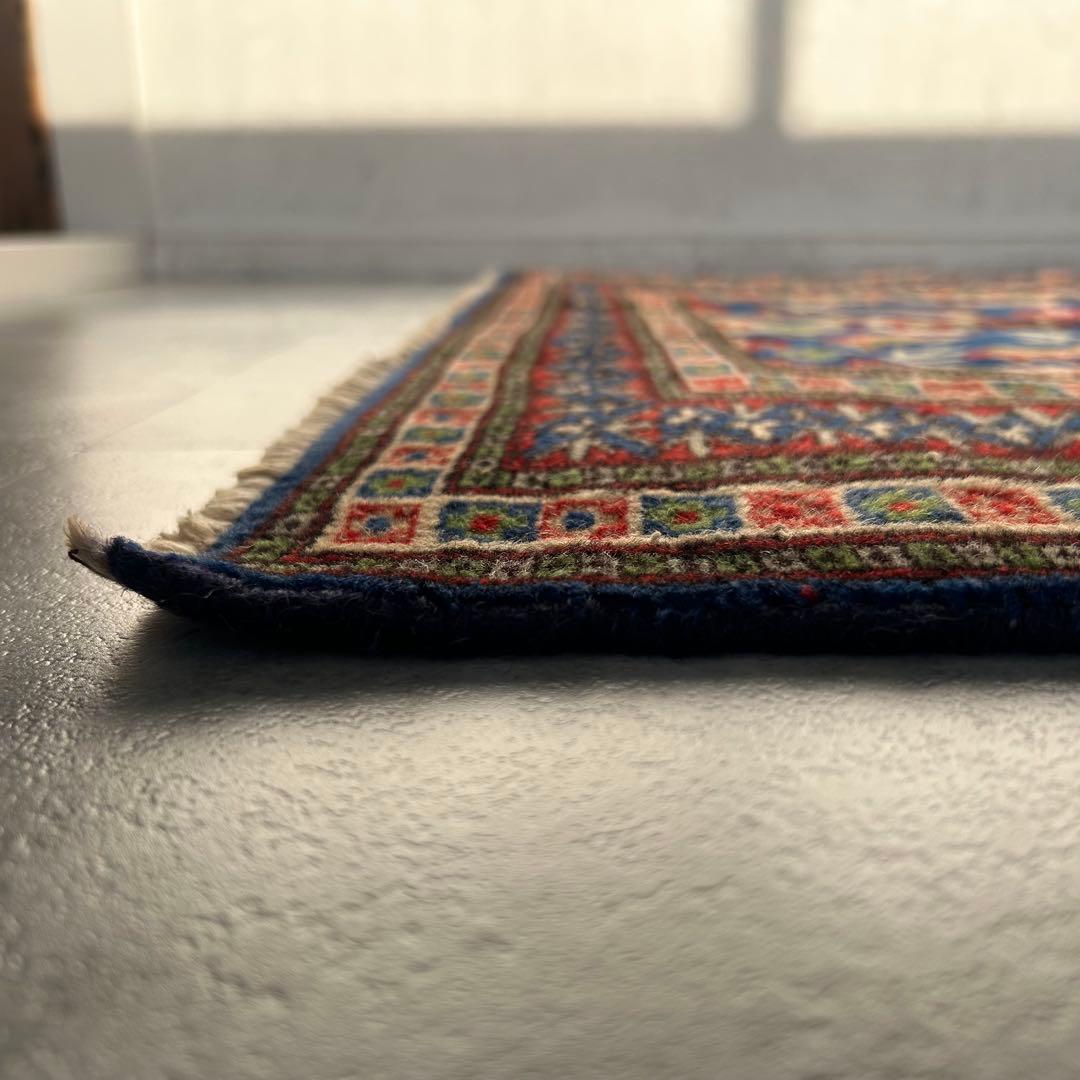 【1980s Vintage】151cm × 89cm ラホール産 ラグ