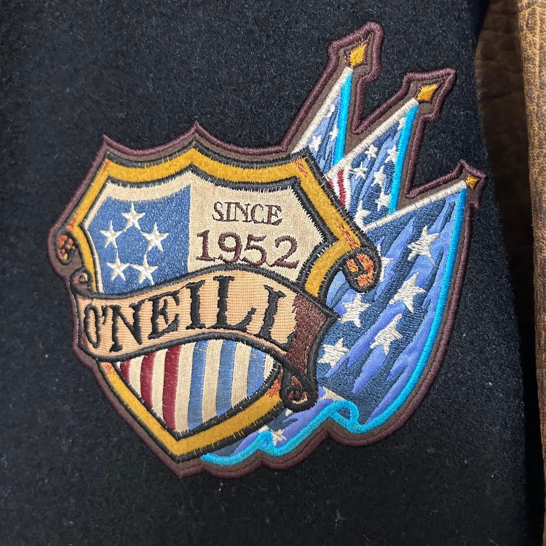 【専用】O'NEILL オニール【L】スタジャン バックロゴ レザー切替え 本革