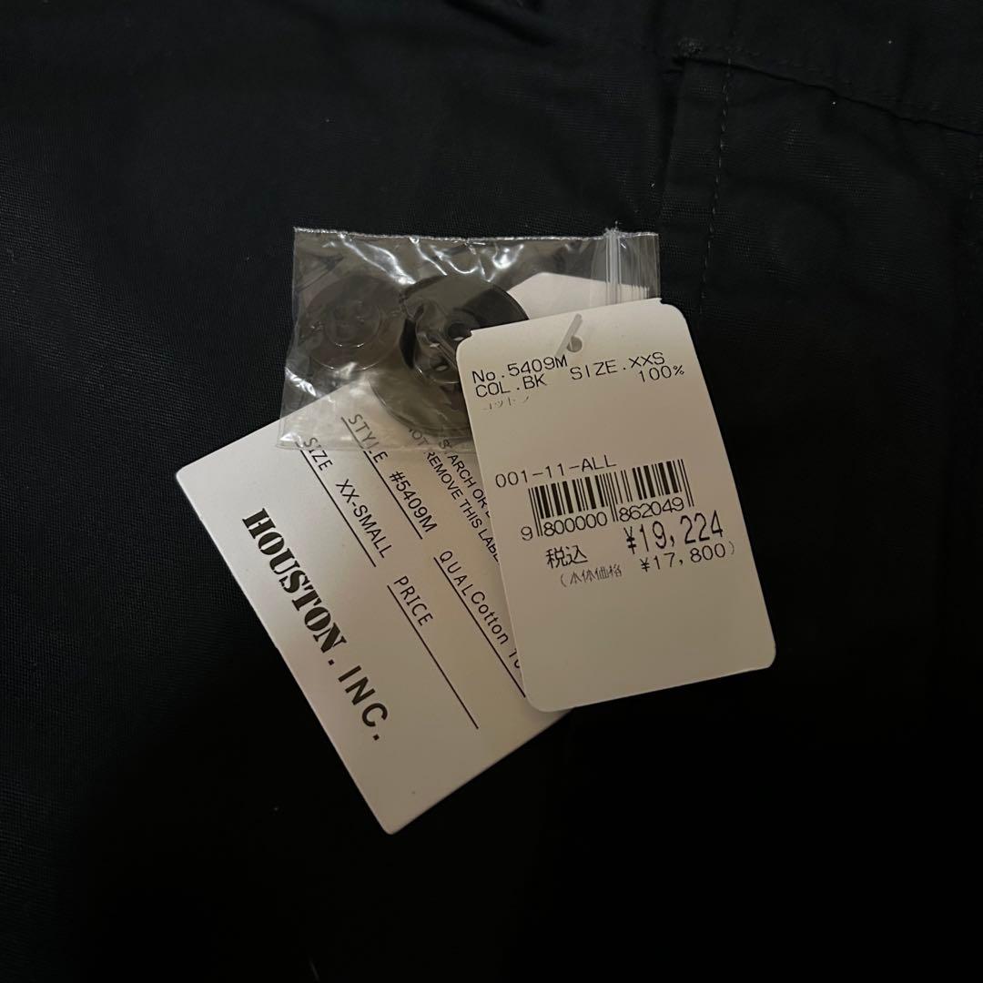 未使用 HOUSTON M-51 フィッシュテールパーカー BK XXS