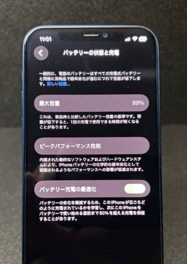 iPhone 12 Blue 64GB 動作良好
