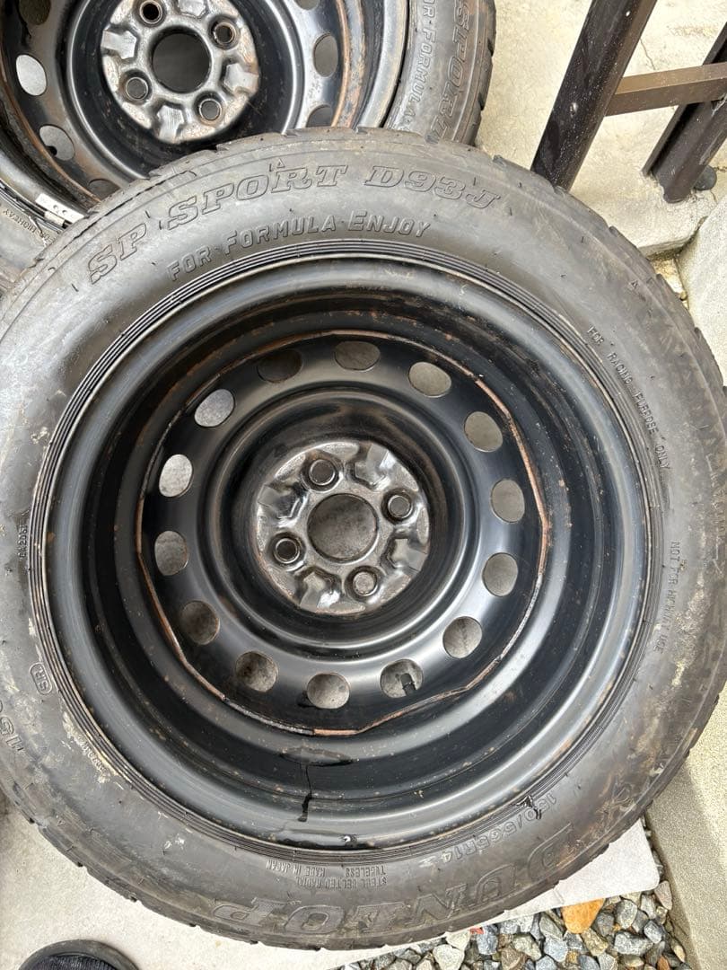 引張りデミオ鉄チン14×6J 22年DUNLOP 150/565/R14 4本⭐️
