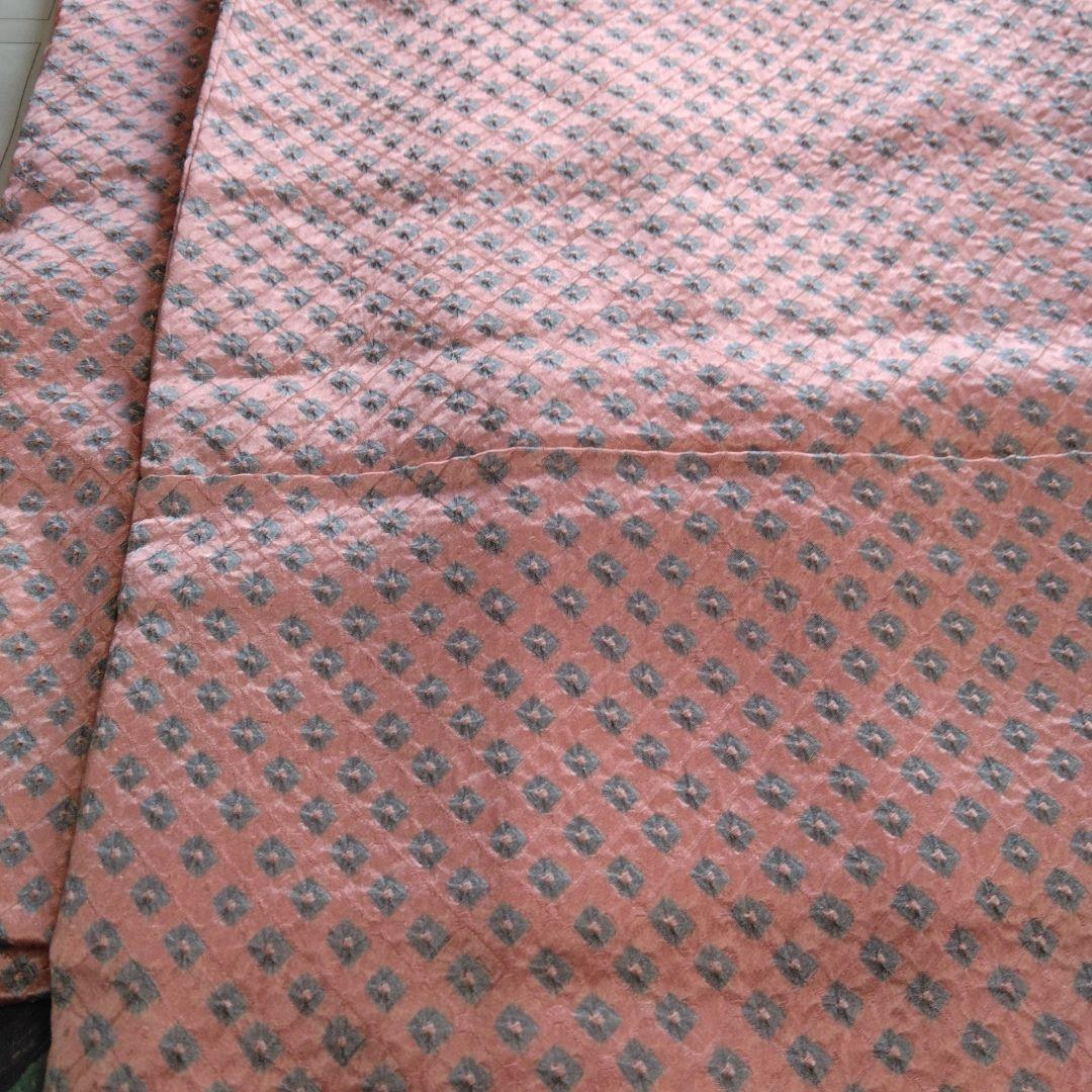 絞り着物ピンク模様