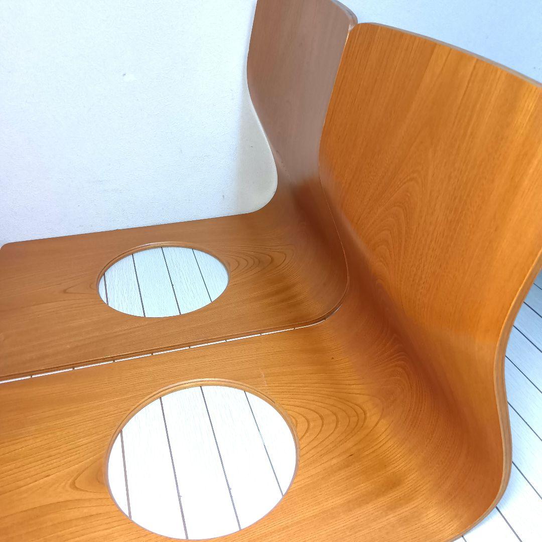 天童木工　高級座椅子　4脚セット　曲げ木