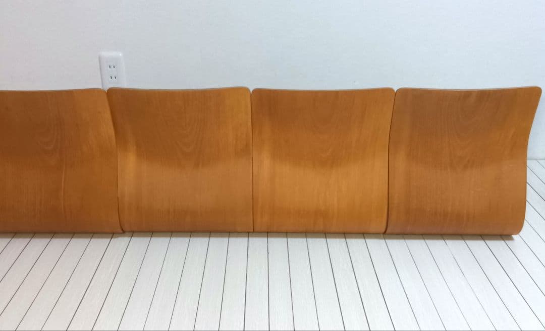 天童木工　高級座椅子　4脚セット　曲げ木