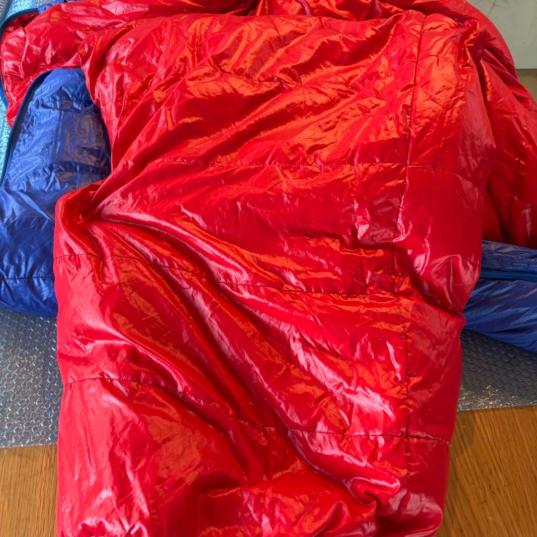 希少 日本製　国産布団メーカー　サンモト　シュラフ ホワイトグースダウン　寝袋