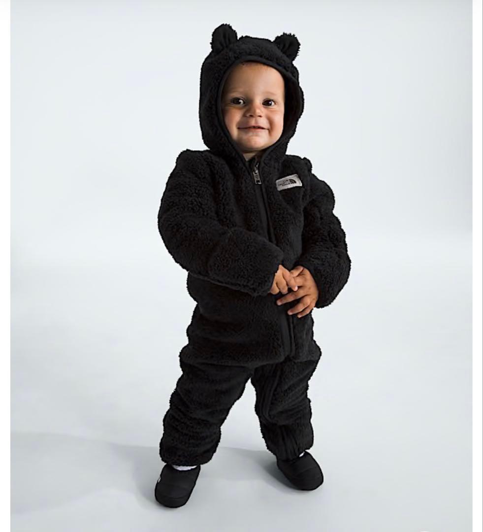 The North Face フリースロンパース ブラック