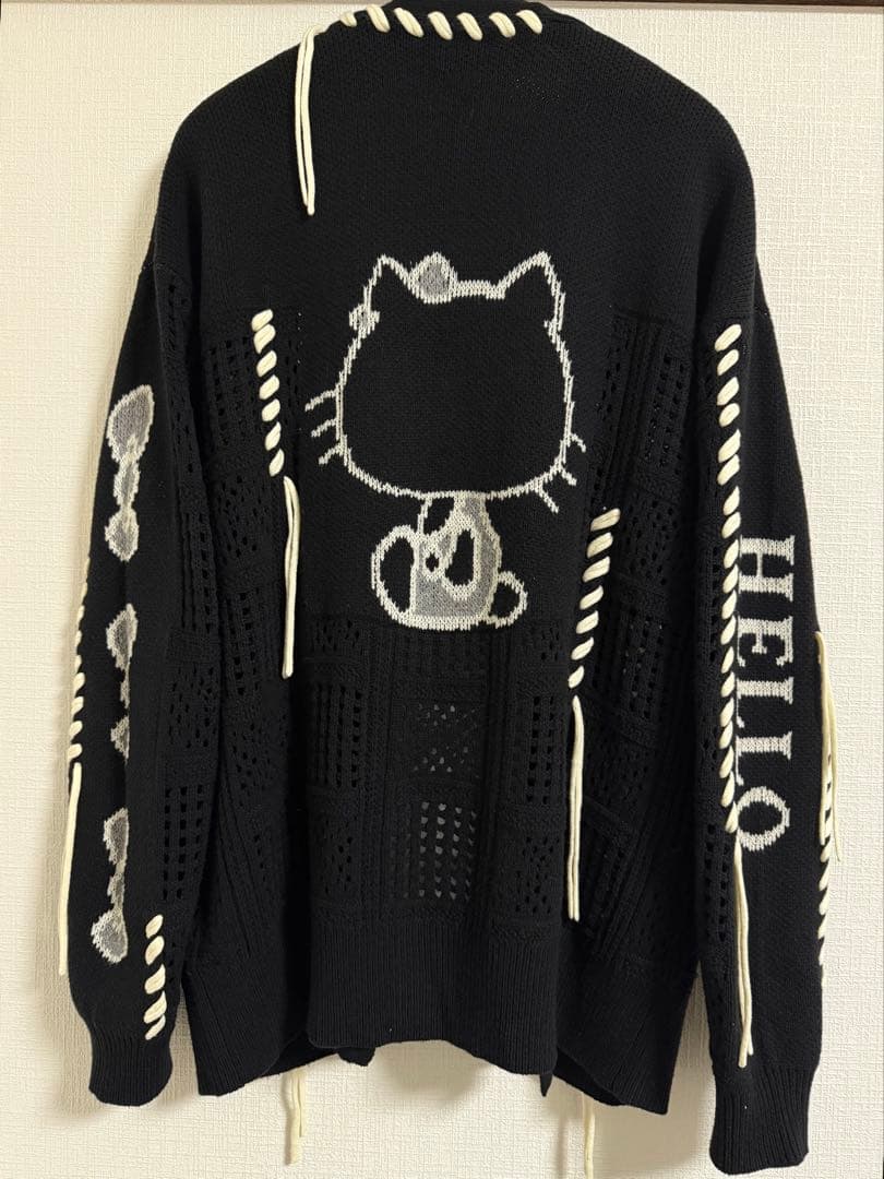 ハローキティ × メゾンスペシャル クロシェライクニットカーディガン 入手困難
