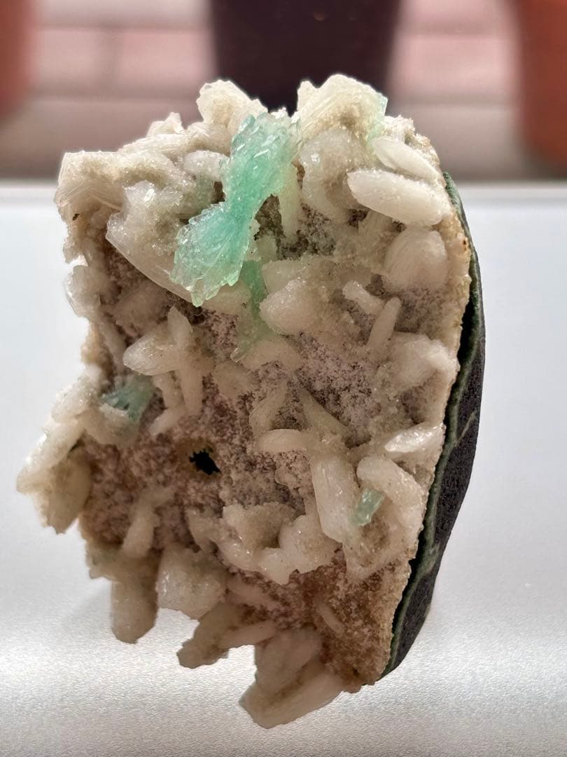 グリーンアポフィライト　スティルバイト　ヒューランタイト　インドマハラシュトラ産