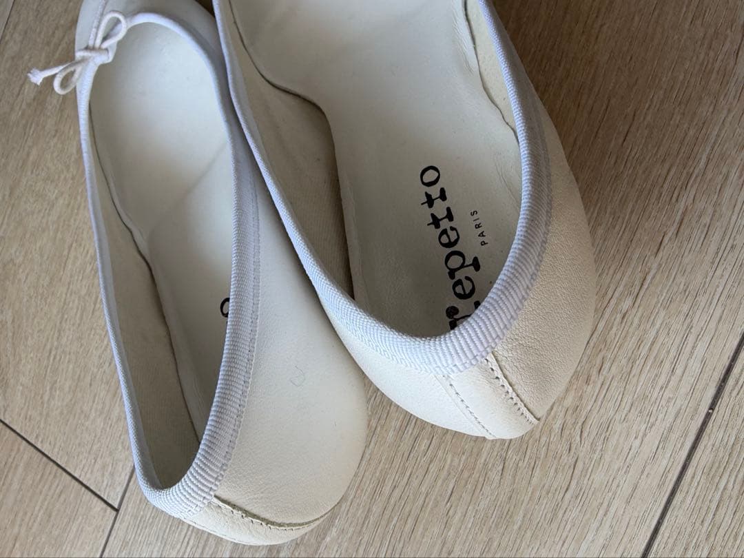 Repetto レペット　ホワイト バレエシューズ 40
