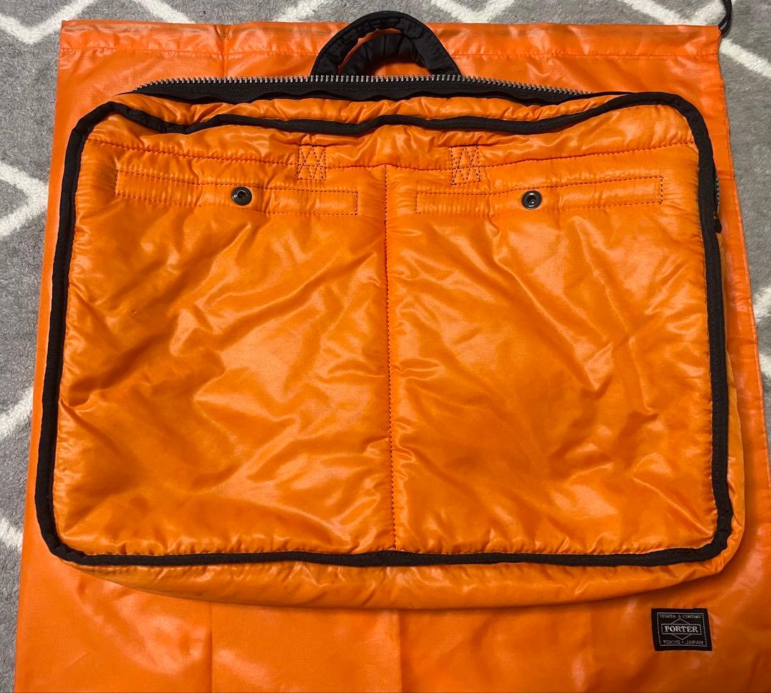 【美品現行タグ】PORTER タンカー ブリーフケース ブラック