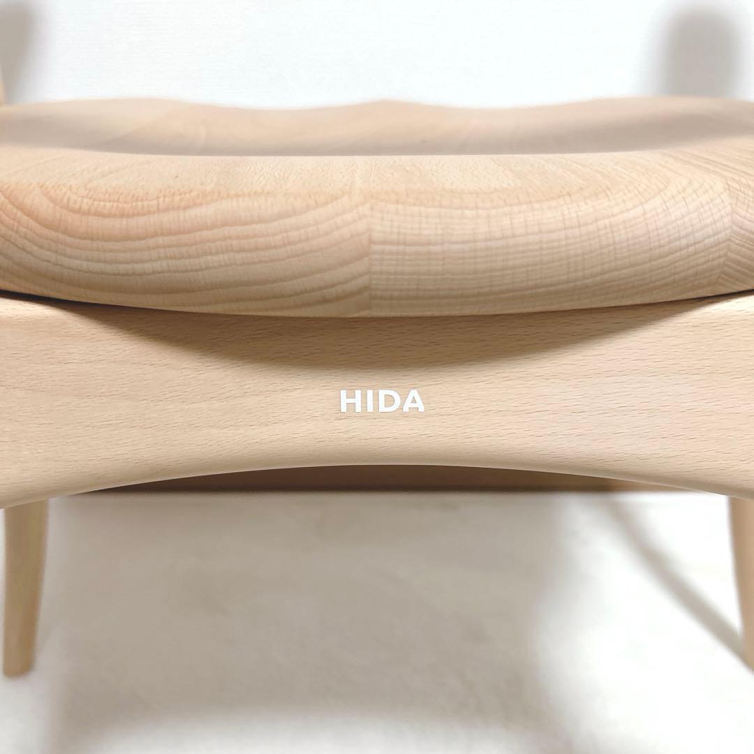 【新品】 飛騨産業　クレセント　アームチェア　ビーチ　保証書付　2025年購入