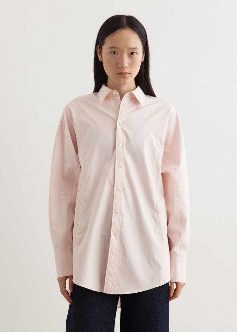 【auralee】 レディース　ピンクシャツ　新品