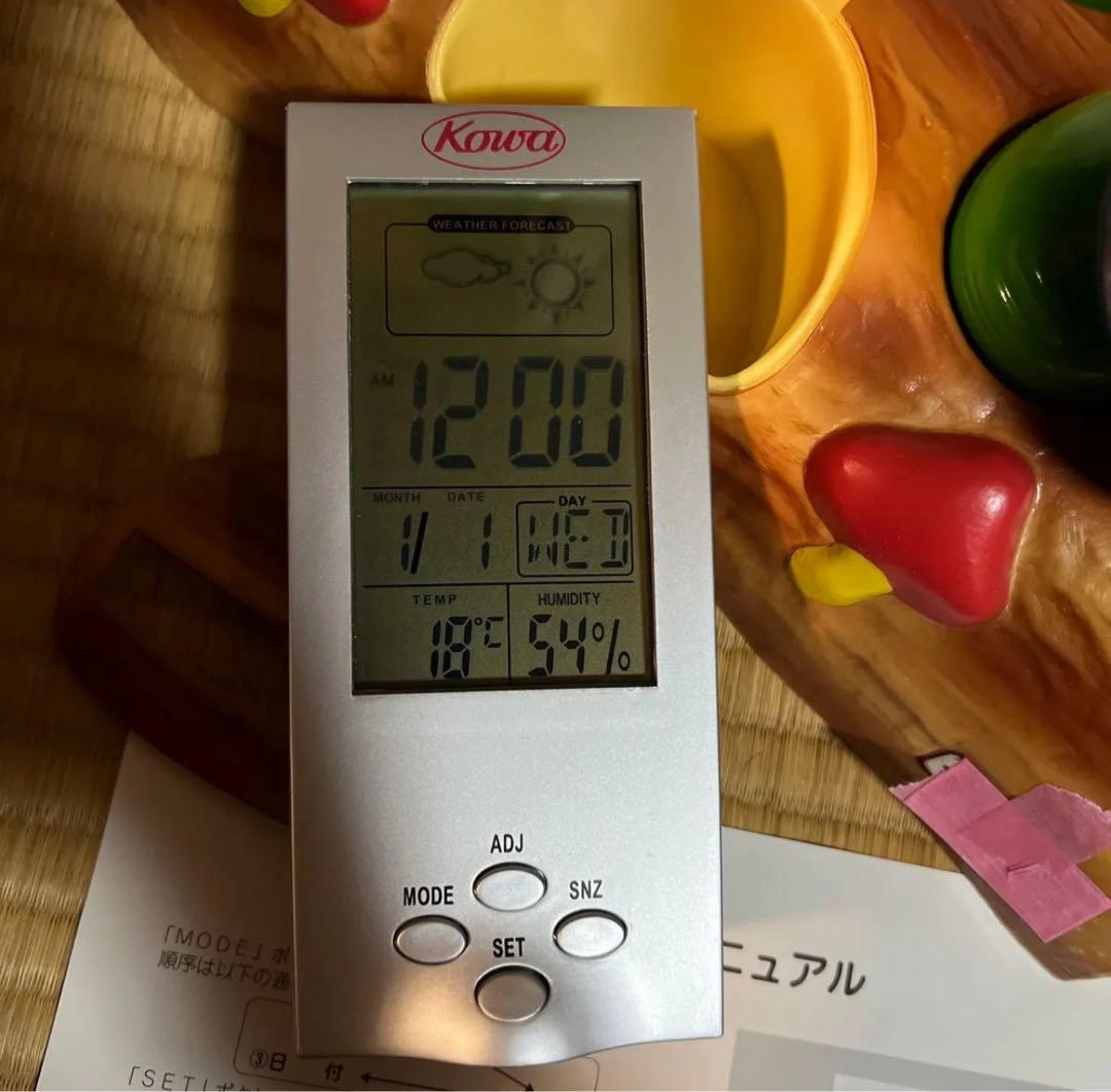 興和 ケロちゃん コロちゃん 店頭ペア蛙カウンター型 時計 カレンダー